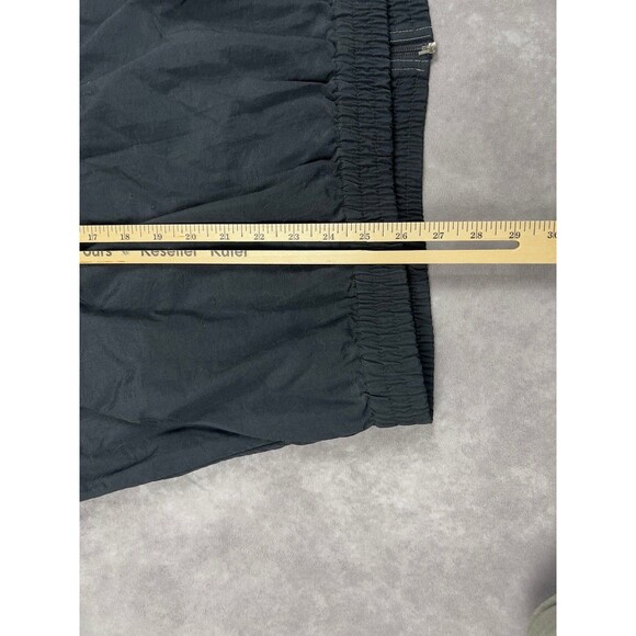 Vintage Diadora Jacket Black White Size M 90s Soccer Windbreaker - Picture 6 of 6